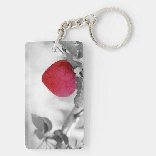 Dramatische rode kever, Apple Sleutelhanger (achterkant)