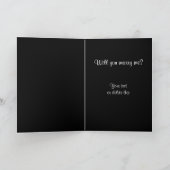 Dramatische rode roos voorstel Kaart met gedicht (Binnen)