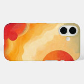 Dramatische rode zon schilderij Case-Mate iPhone case (Achterkant (horizontaal))