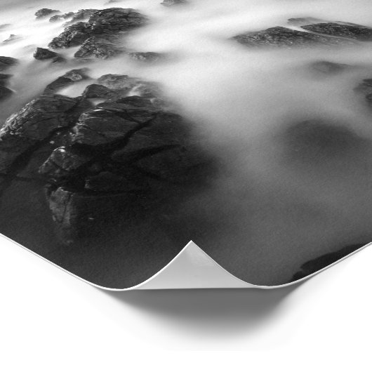 Dramatische rotswal poster (Hoek)