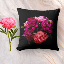 Dramatische Roze En Paarse Pioenrozen