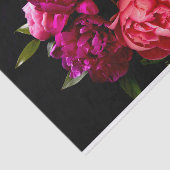 Dramatische Roze En Paarse Pioenrozen Tissuepapier (Detail)