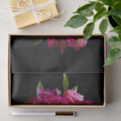 Dramatische Roze En Paarse Pioenrozen Tissuepapier (Geschenk)