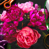 Dramatische roze en Paarse volken Tissuepapier