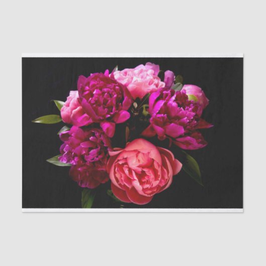 Dramatische roze en Paarse volken Tissuepapier (Voorkant)