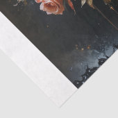 Dramatische rozen in bloei decoupage tissuepapier (Detail)