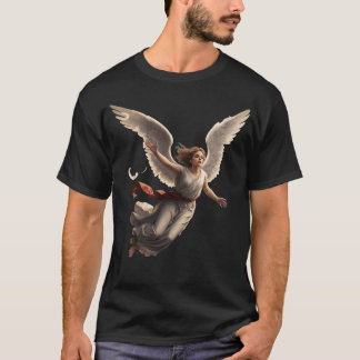 Dramatische scène van een engel t-shirt