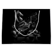 Dramatische schaakstrijd - Ridder vs. Paard Groot Cadeauzakje (Voorkant)