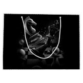 Dramatische schaakstrijd - Ridder vs. Paard Groot Cadeauzakje (Achterkant)