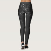 Dramatische schaakstrijd - Ridder vs. Paard Leggings (Achterkant)