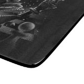 Dramatische schaakstrijd - Ridder vs. Paard Snijplank (Hoek)