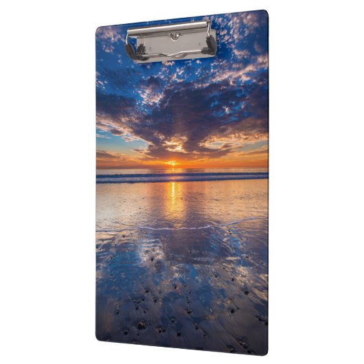 Dramatische seizoenscape, zonsondergang, CA Klembord (Links)