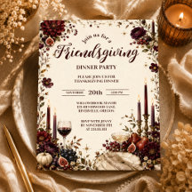 Dramatische Sfeervolle Herfst Friendsgiving