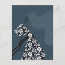 Dramatische Silhouette Elegante Glamour Modekunst