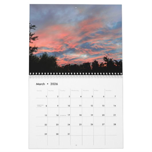 Dramatische Skies volume 2 Kalender (Mar 2026)