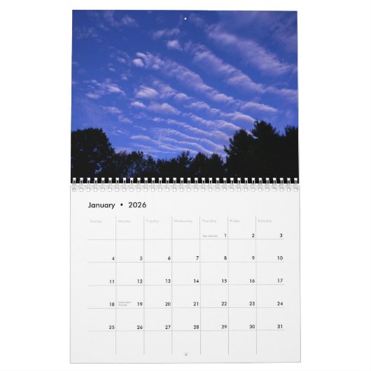 Dramatische Skies volume 2 Kalender (Jan 2026)