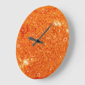 Dramatische Sun Star Zonnestelsel Oranje Planet Le Grote Klok (Hoek)