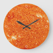 Dramatische Sun Star Zonnestelsel Oranje Planet Le Grote Klok (Voorkant)