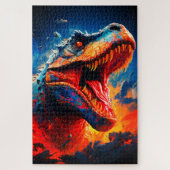 Dramatische T-Rex Brul Legpuzzel (Verticaal)