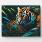 Dramatische tijger in het Oerwoud Fotoplaat (Voorkant)