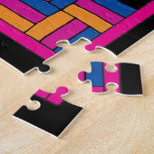 Dramatische traditionele Quilt Sampler Jigzaag Puz Legpuzzel (Zijkant)