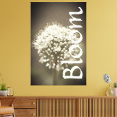Dramatische tuinbloei canvas afdruk (Insitu (Woonkamer))
