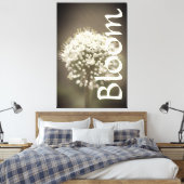 Dramatische tuinbloei canvas afdruk (Insitu (Slaapkamer))
