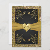 Dramatische uitnodiging voor een troebel huwelijk (Voorkant)