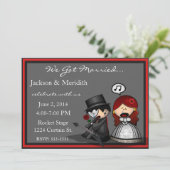 Dramatische Vlucht uit het Theater / Ontvangst Aan Kaart (Staand voorkant)