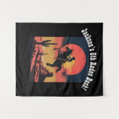 Dramatische westerse sprong midden in de zonsonder wandkleed (Voorkant (horizontaal))