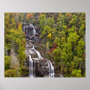 Dramatische Whitewater Herfsten in het najaar Poster