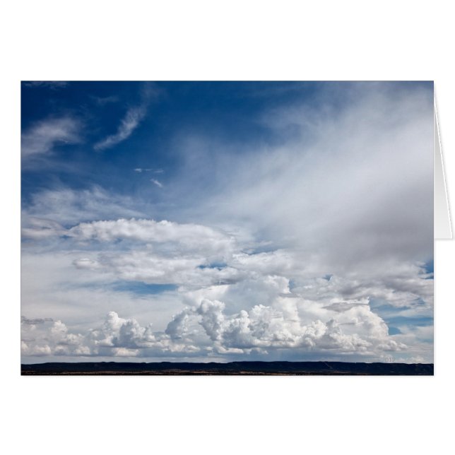 Dramatische wolken in de lucht boven mesa in Abo,  (Voorkant Horizontaal)