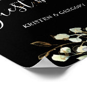 dramatische zilveren bruiloft poster (Hoek)