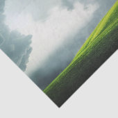 Dramatische zomeronderstorm en schilderachtig land tissuepapier (Detail)