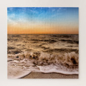 Dramatische Zonnestrand Waves Napels Florida Legpuzzel (Verticaal)