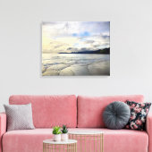 Dramatische zonsondergang foto Pismo Beach Califor Canvas Afdruk (Insitu (Woonkamer))