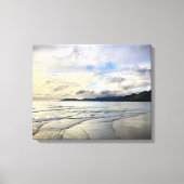 Dramatische zonsondergang foto Pismo Beach Califor Canvas Afdruk (Voorkant)