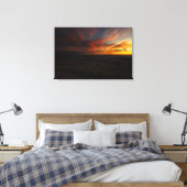 Dramatische zonsopgang canvas afdruk (Insitu (Slaapkamer))