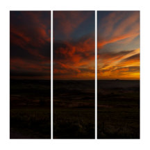 Dramatische zonsopgang