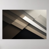 Dramatische zwart-wit architectuur poster (Voorkant)