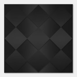 Dramatische zwarte diamant 3D Behang