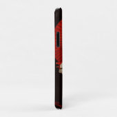 Dramatische zwarte en rode Kabuki-theater Case-Mate iPhone Case (Achterkant/rechts)