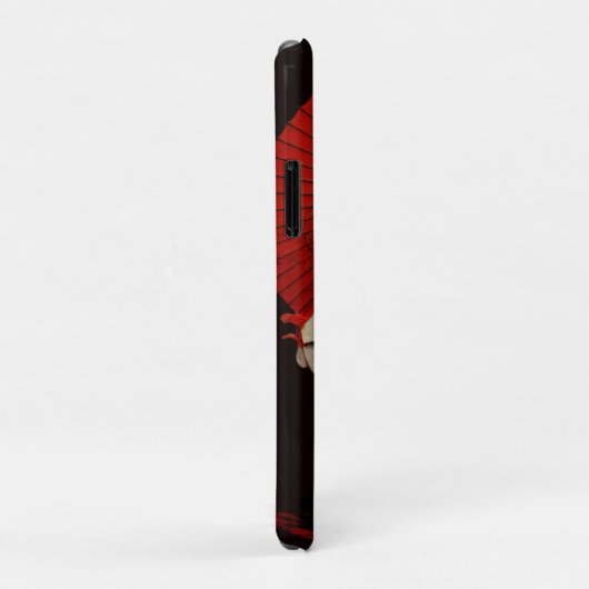Dramatische zwarte en rode Kabuki-theater Case-Mate iPhone Case (Achterkant/rechts)