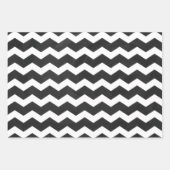 Dramatische zwarte kleurengecoördineerde patronen inpakpapier vel (Voorkant 2)