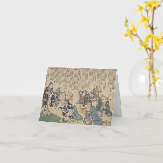 dramatisering van lichaamsdelen - notecard kaart (Gele Bloem)