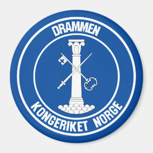 Drammen Round Emblem Magneet