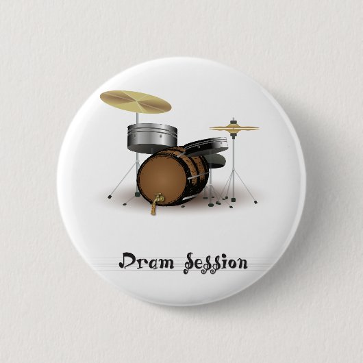 Dramsessie Ronde Button 5,7 Cm (Voorkant)