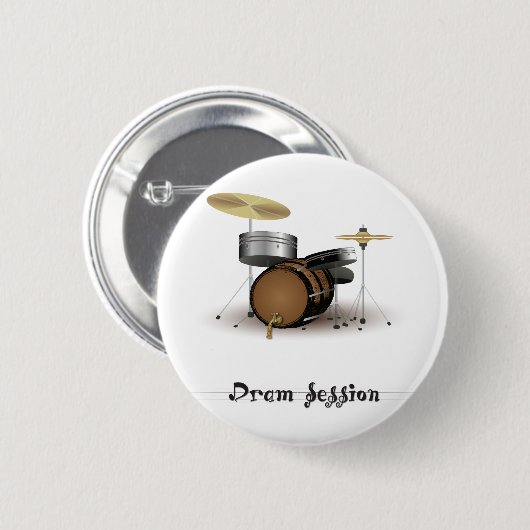 Dramsessie Ronde Button 5,7 Cm (Voorkant /achterkant)