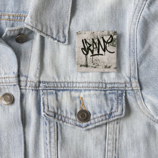 Drane Vierkante Button 5,1 Cm (In situ)