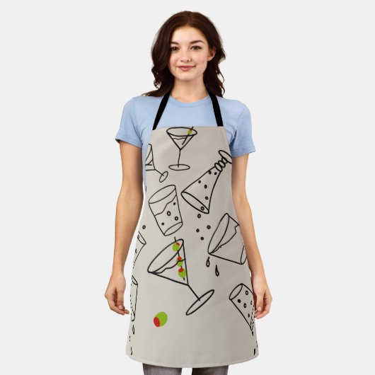 Drank Apron Schort (Gedragen)